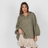 Elena | Oversize Trikotāžas Kardigans