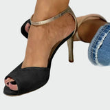 Liana | Elegantsed sandaalid metallrihmaga
