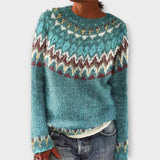 Barbora | Nordic Pattern Knitted Sweater