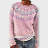 Barbora | Nordic Pattern Knitted Sweater
