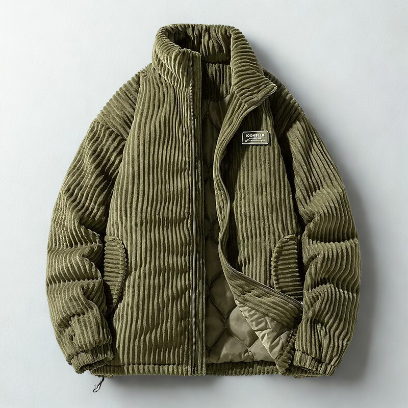 Patrik | Men's Velour Lined Knitted Jacket