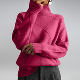 Lauren | Pull en Cachemire Luxueux à Col Montant