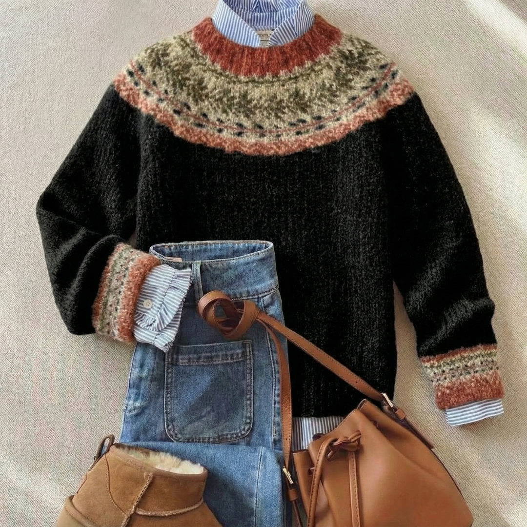 Susanne™ | Klasisks vintage džemperis