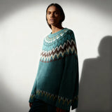 Barbora | Nordic Pattern Knitted Sweater