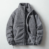 Patrik | Men's Velour Lined Knitted Jacket