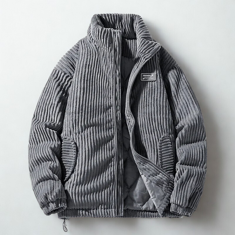 Patrik | Men's Velour Lined Knitted Jacket