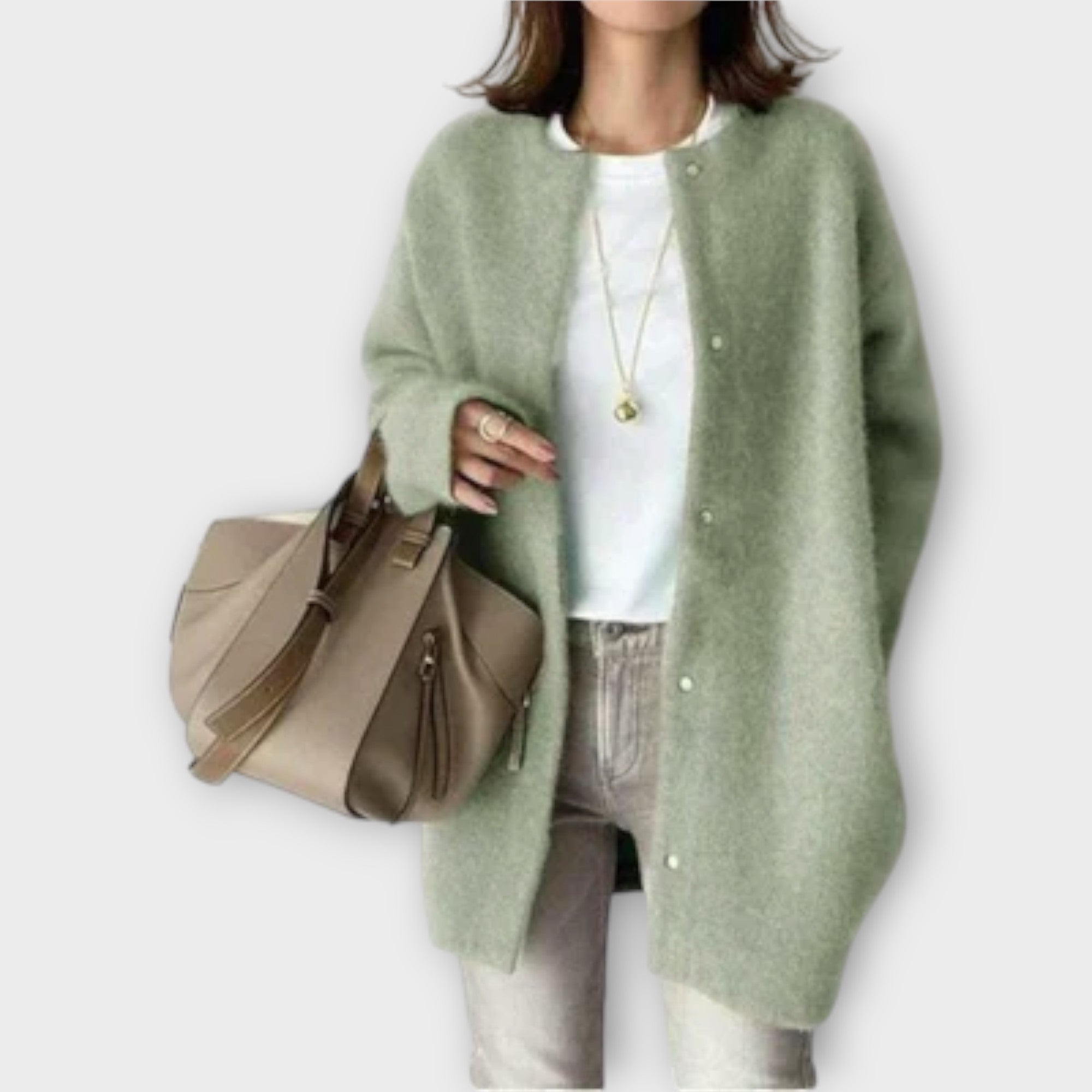 Tereza | Elegants minimālistisks mētelis mūsdienīgai sievietei