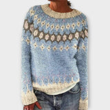 Barbora | Nordic Pattern Knitted Sweater