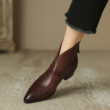 Jitka™ | Elegantas ādas kurpes ar zemu papēdi