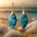 Elegant Blue Ocean Earrings