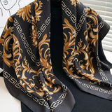 Galina Musta Foulard (100% zīds – 88 cm)