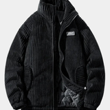 Patrik | Men's Velour Lined Knitted Jacket