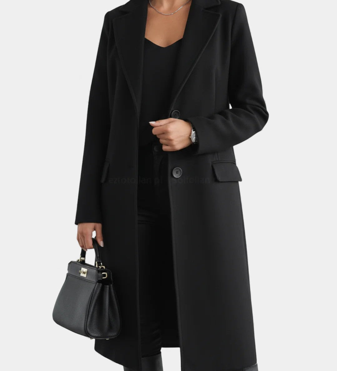 Liis | Elegantne Pikk Mantel