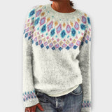 Barbora | Nordic Pattern Knitted Sweater