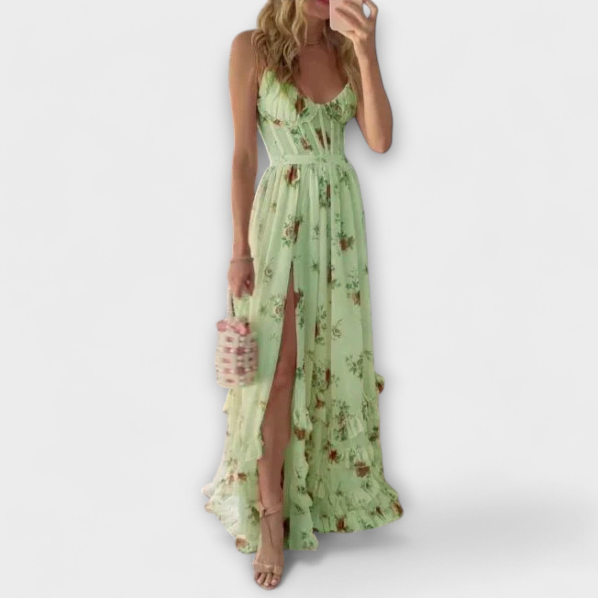 Joana | Lillemustriga Kleid