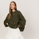 Elena | Oversize Trikotāžas Kardigans